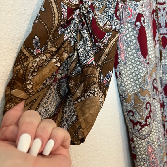 Tua Plus SZ 2XL Multi Color Bohemian Tunic Top - Picture 4 of 5